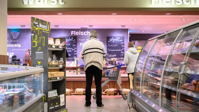 Fleischtheke Supermarkt